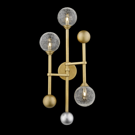 Настенный светильник Delight Collection Fluxus W68084-3 gold