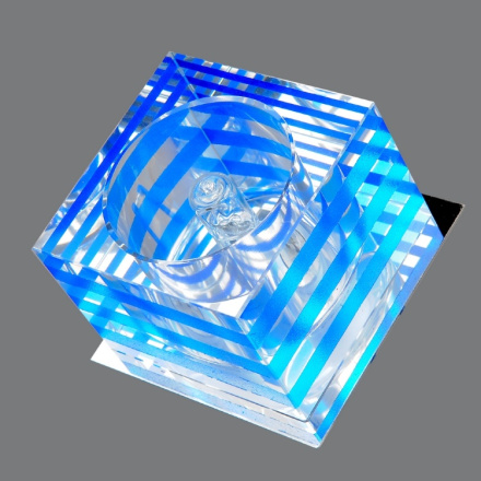 Встраиваемый светильник Elvan TCH-656-GY-5.3-Bl-Ch