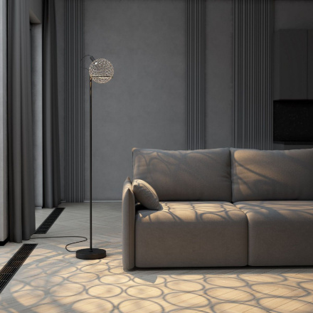 Торшер Eurosvet Gemini 80492/1 черный a069041