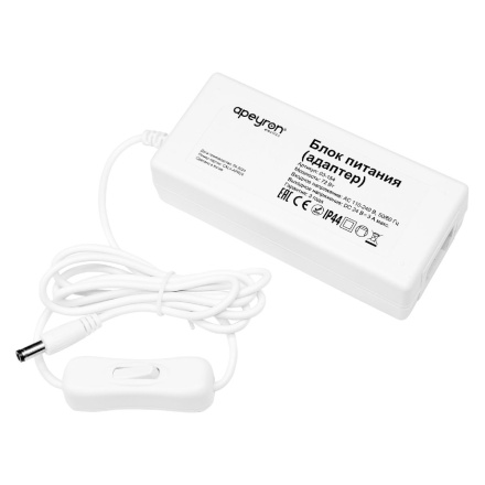 Блок питания Apeyron 72Вт DC24В 3A IP44 03-154