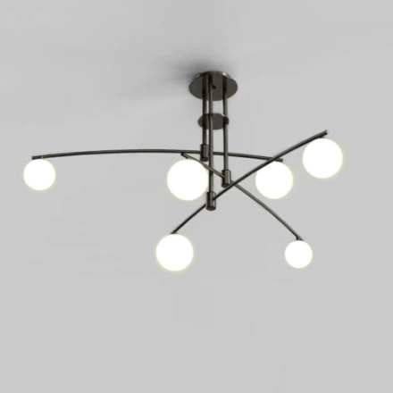 Люстра на штанге Delight Collection 8119P/6 black