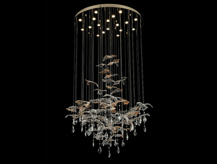 Подвесная люстра Newport 8220/80 С gold polished М0071211