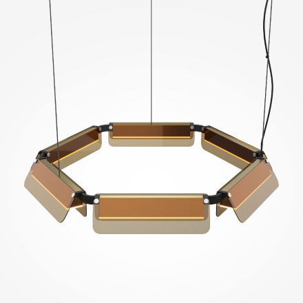 Подвесная люстра Maytoni Flat MOD296PL-L40BC3K