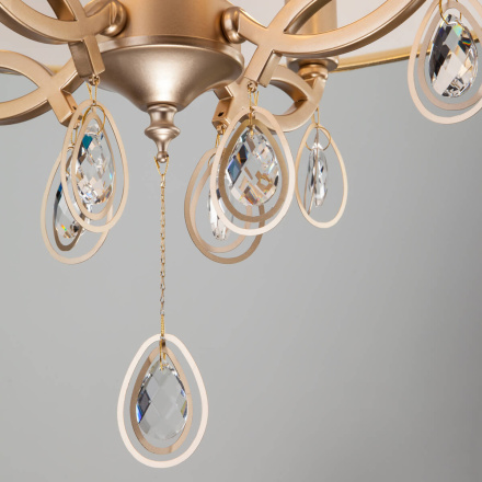 Подвесная люстра Eurosvet Salita 60091/4 перламутровое золото