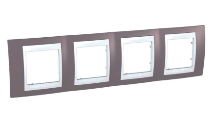 Рамка 4-постовая Schneider Electric Unica Хамелеон MGU6.008.876