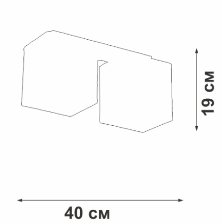 Потолочный светильник Vitaluce V2879-1/2PL