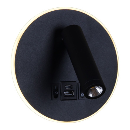 Спот Reluce 86203-9.2-001KT LED12W+USB BK