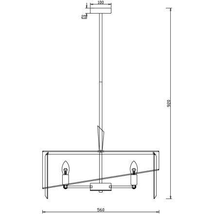 Люстра на штанге Freya Eclipse FR5170PL-08N