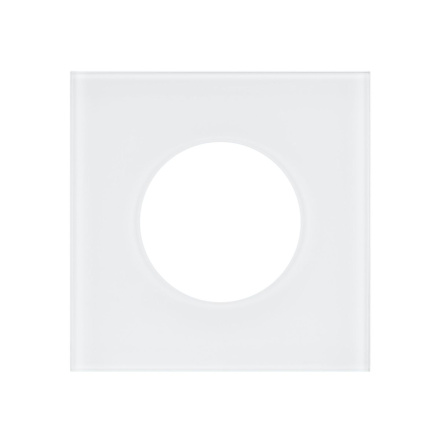 Рамка стеклянная на 1 пост Arlight FRM-GLARE-GC-1-WH 043832