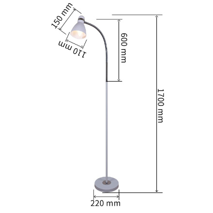 Торшер Reluce 03714-0.6-01 WH