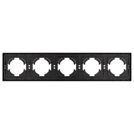 Рамка пластиковая на 5 постов Arlight FRM-TENDO-PL-5-GR 053853