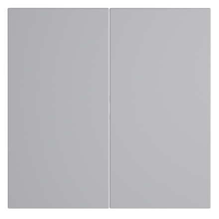 Клавиши для выключателя/переключателя двухклавишного Voltum S70 (серый) VLS000316