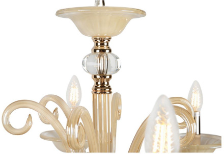 Подвесная люстра iLamp Classic P2318-6GD