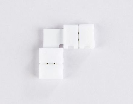 Соединитель угловой L для светодиодной ленты 2835 12/24V (2 конт.) GS6501 (10шт) Ambrella Light Illumination GS6501