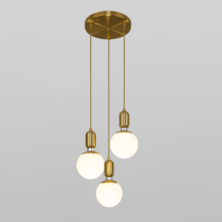 Подвесной светильник Eurosvet Bubble 50151/3 латунь
