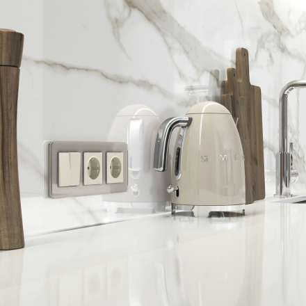 Розетка с заземлением Werkel 4690389184710 W1171062