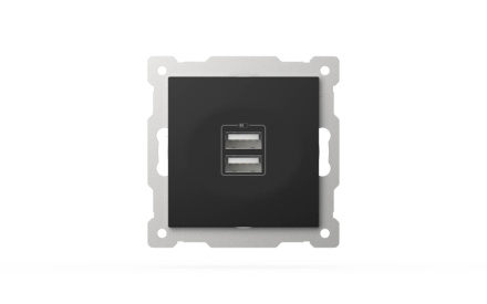 Розетка USB 5V 2,1A 2-я ELBI Zena Vega 609-014800-143