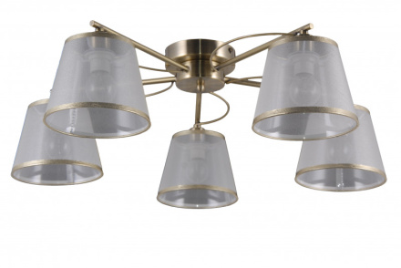 Люстра на штанге Natali Kovaltseva 79015/5C ANTIQUE