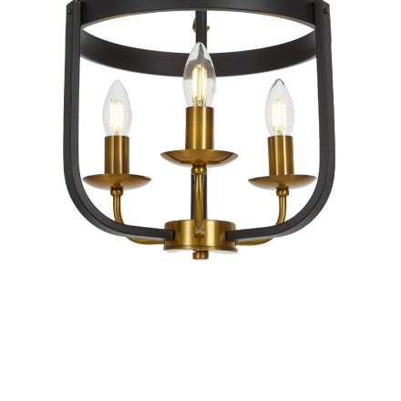 Подвесная люстра Lumina Deco Berling LDP 8024-3 BK+MD