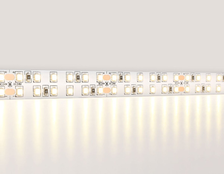 Светодиодная лента двухрядная Ambrella Light LED Strip 24В 2835 24Вт/м 3000K 5м IP20 GS3701