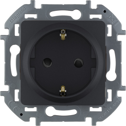 Розетка с/з со шторками Legrand Inspiria 673733