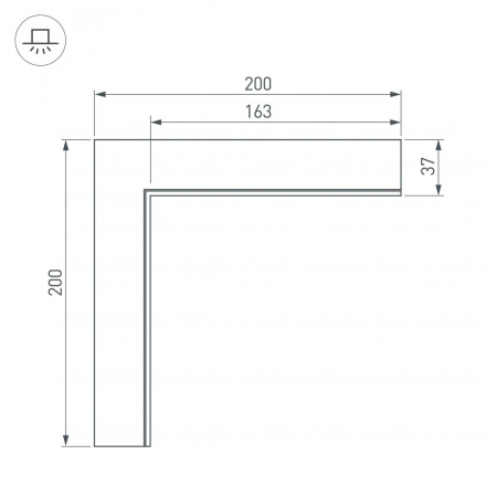Соединитель профиля Arlight SL-LINIA 030103