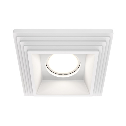 Встраиваемый светильник Maytoni Gyps Modern DL005-1-01-W-1