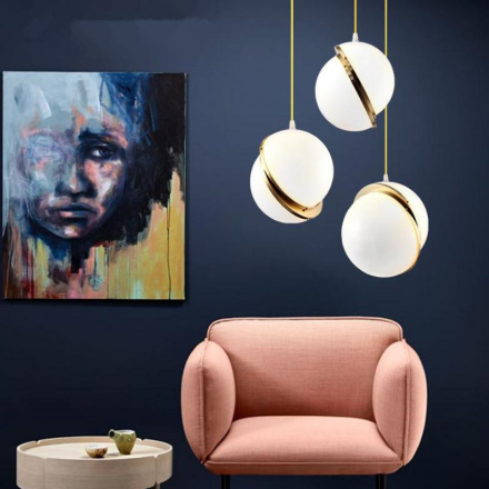 Подвесной светильник Delight Crescent 9182S/3S brass