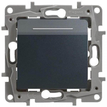 Выключатель карточный Legrand Etika с выдержкой времени и подсветкой антрацит 672693
