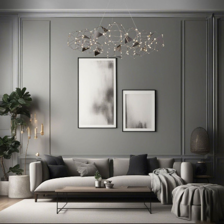 Подвесная люстра Eurosvet Uma 90369/15 черный жемчуг a065036