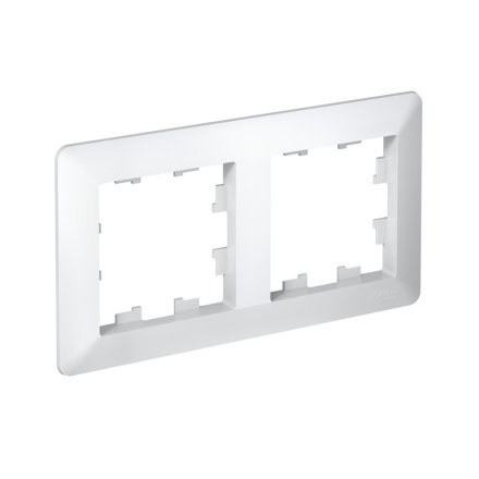 Рамка 2-ая Systeme Electric AtlasDesign Air Белый/дымчатый белый ATN220102