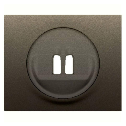 Лицевая панель Legrand Galea Life розетки акустических систем темная бронза 771200