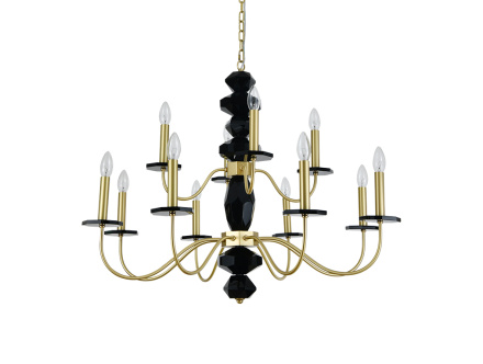 Подвесная люстра Newport Vanessa 3878+4/С brass М0070883