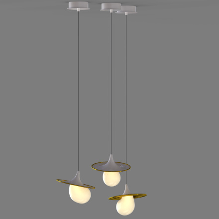 Подвесной светильник Delight Collection 10238P/1 gold/white