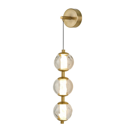 Бра Delight Collection OB2437 brass/clear