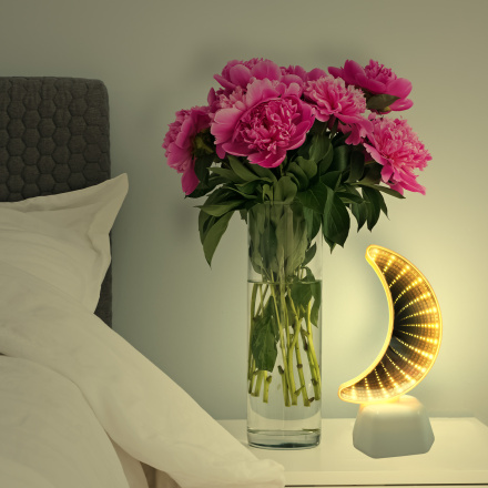 Светодиодный ночник Apeyron Месяц желтый 3хАА NL-09