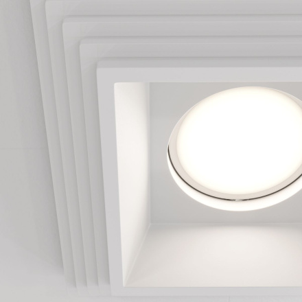 Встраиваемый светильник Maytoni Gyps Modern DL005-1-01-W-1