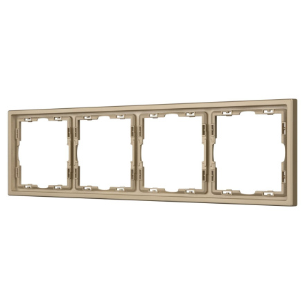 Рамка пластиковая Arlight FRM-NOBE-SFPL-4-GD 054225