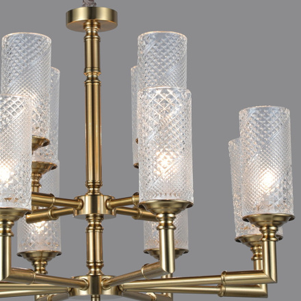 Подвесная люстра Illumico IL8683-12P-10 BB