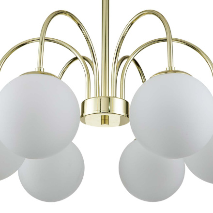 Люстра на штанге Indigo Voga 13017/6R Gold V000325