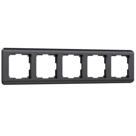 Рамка на 5 постов Werkel Stream графит W0052104 4690389162510