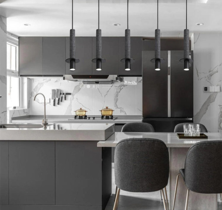 Подвесной светильник Delight Collection Meta 10704P black/grey