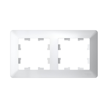 Рамка 2-ая Systeme Electric AtlasDesign Air Белый/дымчатый белый ATN220102