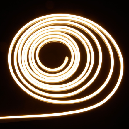 Светодиодная лента Uniel ULS-N11-2835-120LED/m-8mm-IP67-DC24V-10W/m-15M-3000K катушка в герметичной упаковке