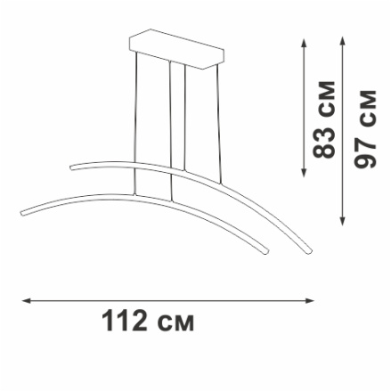Подвесной светильник Vitaluce V2709-8/2S
