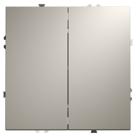 Проходной переключатель двухклавишный Voltum S70 VLS020303 (кашемир)