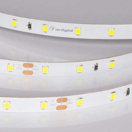 Светодиодная лента Arlight RT-A60-8mm 24V Spring Green (4.8 W/m, IP20, 5m) 055382