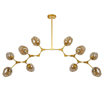 Люстра на штанге AM Group LOFT-10 GL