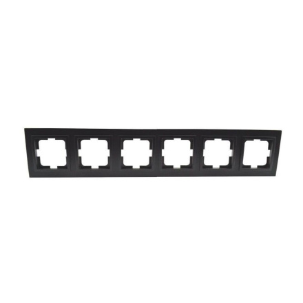 Рамка на 6 постов Mono Electric Despina графит 102-200000-166