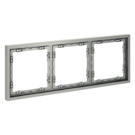 Рамка на 3 поста Voltum S70 VLS100305 (сталь)